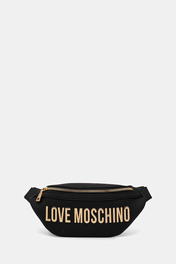 Love Moschino borsetă nu incape in A4 negru JC4195PP1OKD0000