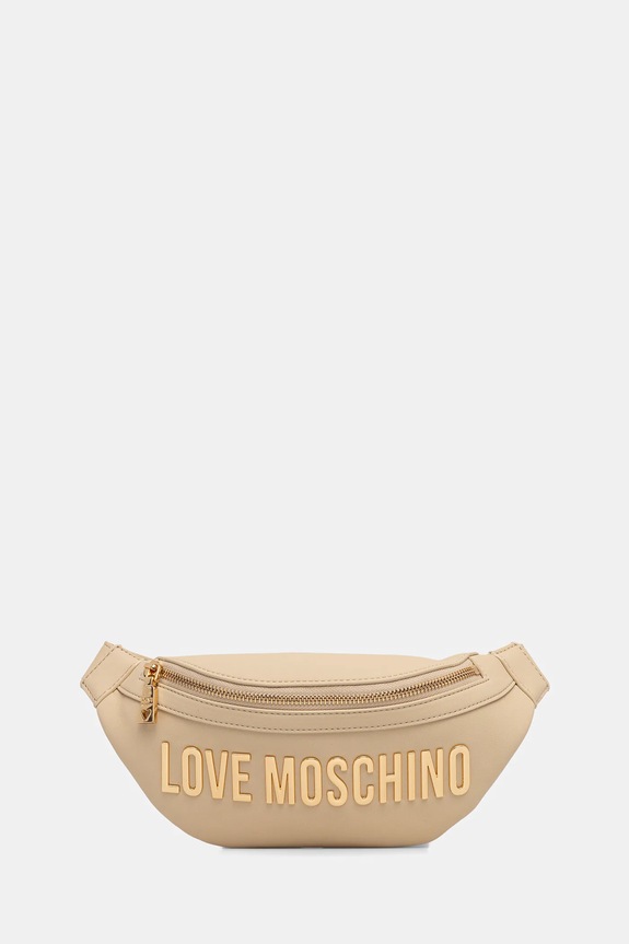 Ľadvinka Love Moschino nášivka béžová JC4195PP1OKD0129