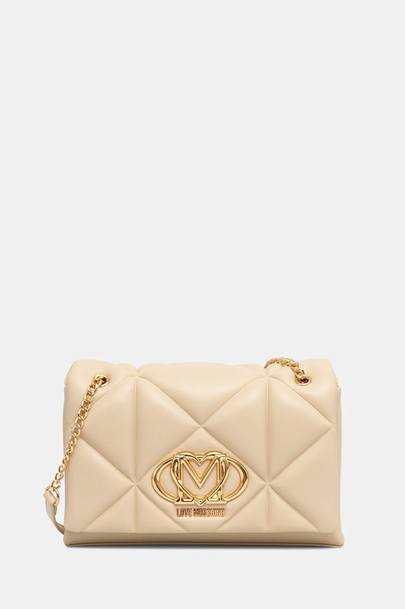 Love Moschino poșetă nu incape in A4 bej JC4041PP1OLC0129