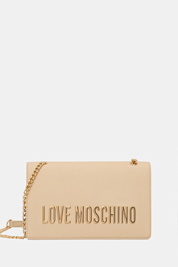 Love Moschino poșetă nu incape in A4 bej JC4192PP1OKD0129