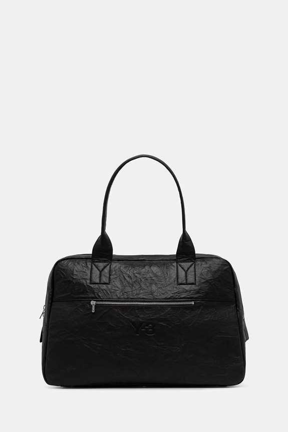 Y-3 borsa in pelle WEEKENDER semplice nero KD0168