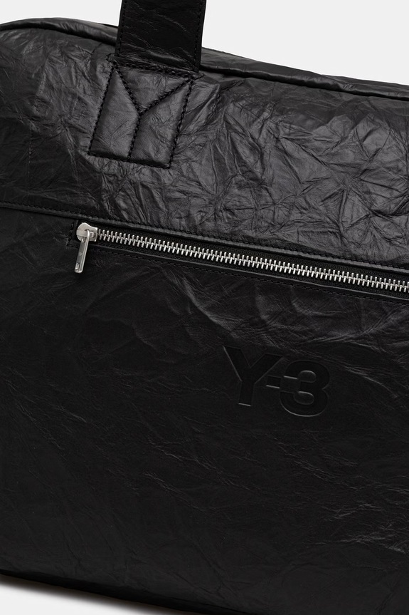Y-3 borsa in pelle WEEKENDER nero KD0168