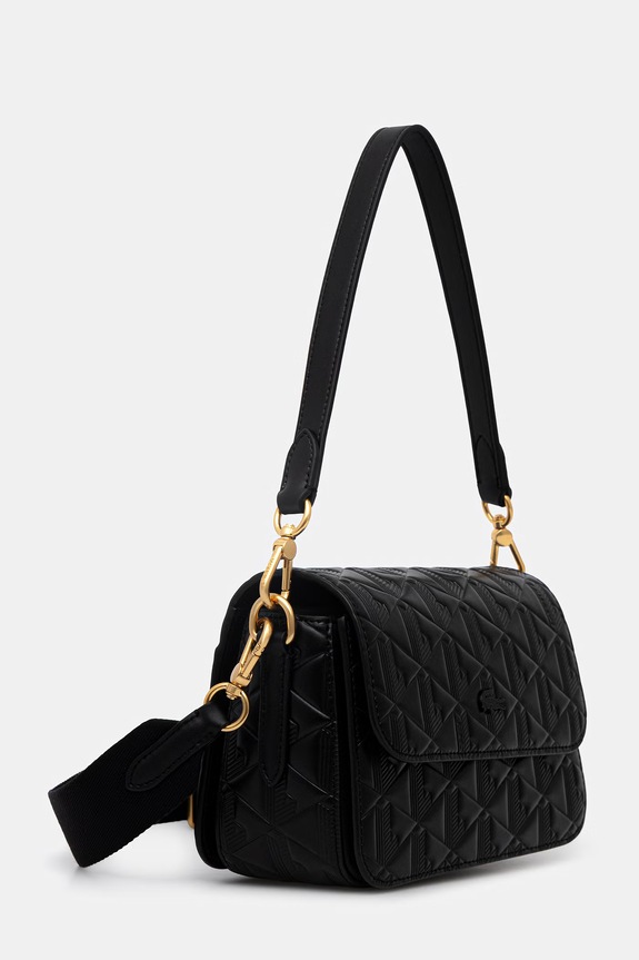 Lacoste borsa da donna in pelle NF4712MH nero SS26