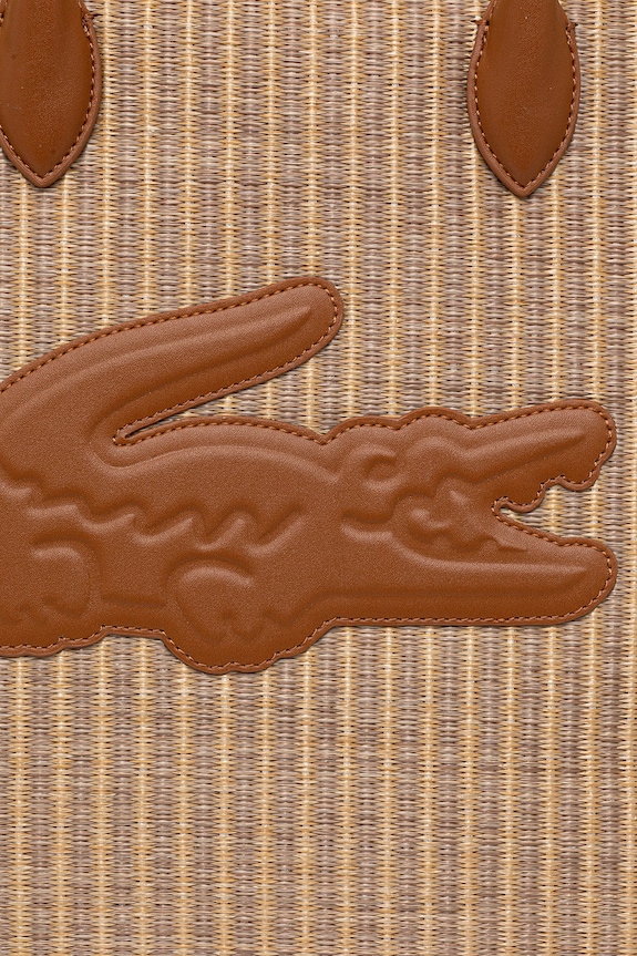 Lacoste сумка-шопер жіноча плетена бежевий NF5247PB