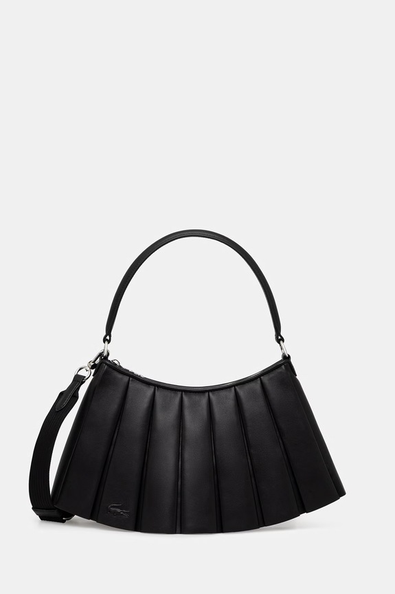Lacoste crossbody kabelka dámská kožená černá NU5176DP