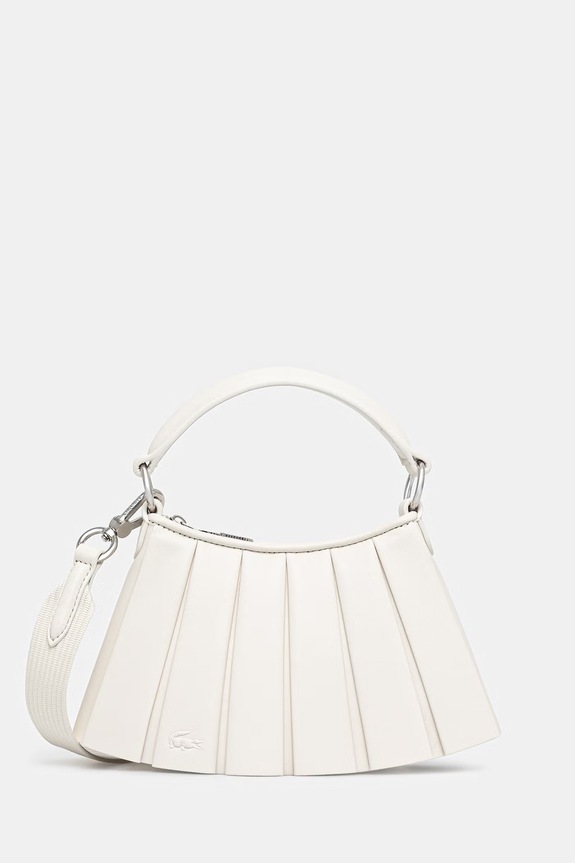 Lacoste torebka crossbody damska skórzana beżowy NU5219DP