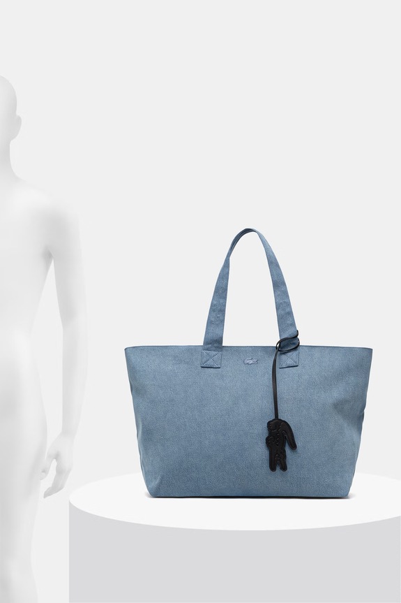 Lacoste чанта tote дамска от деним NU5241PB