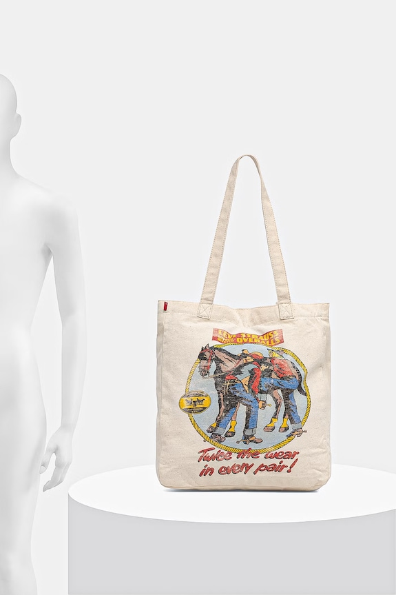 Памучна чанта Levi's EVERYDAY GRAPHIC 005FA.0005