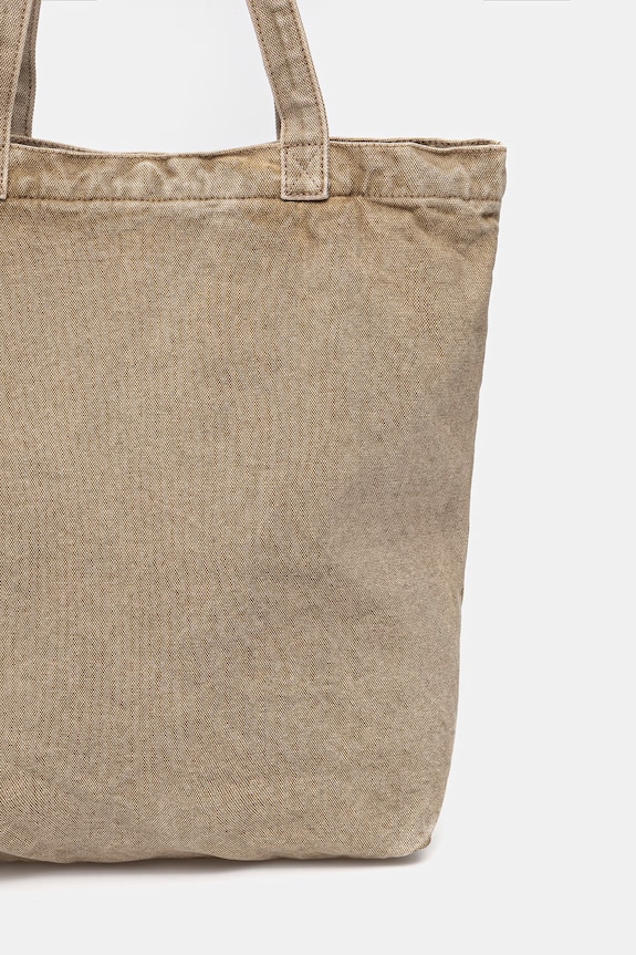 Levi's borsa in jeans BACK POCKET TOTE ELEVATION beige 005FV