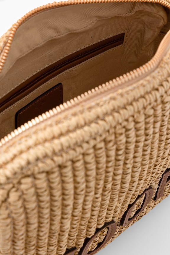 Joop! crossbody torbica ženska pletena Stromboli Cloe 4140008477 bež