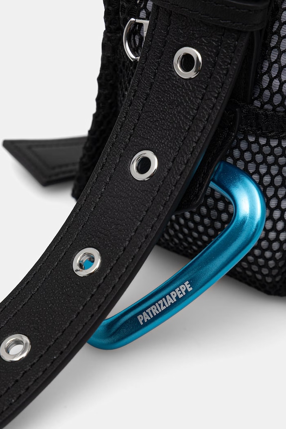 Patrizia Pepe torebka crossbody damska czarny 2B0153.A778