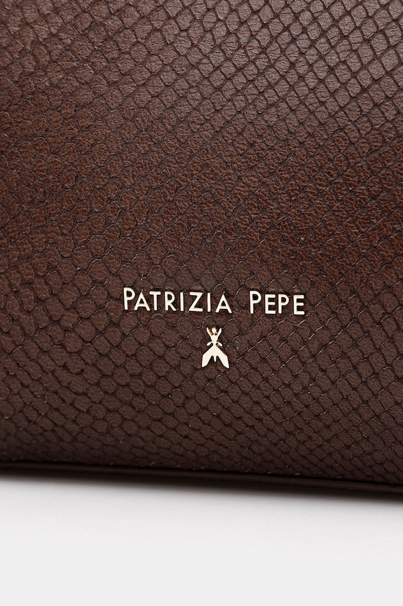 Patrizia Pepe kabelka dámska kožená hnedá 2B0168.L032