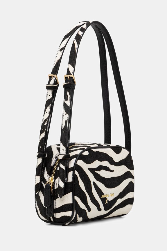 Patrizia Pepe τσάντα baguette γυναικεία δερμάτινη 2B0168.L056 μαύρο SS26