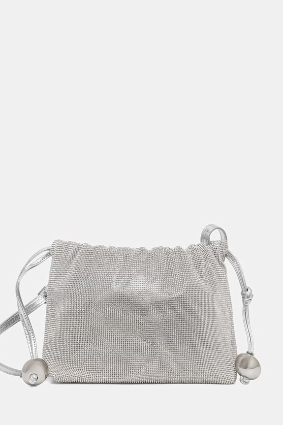 Patrizia Pepe Borsa Busta da donna Bubble argento 2B0181.M017