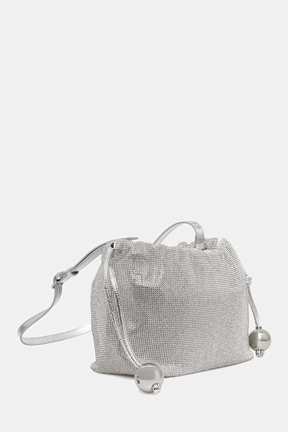 Patrizia Pepe Borsa Busta da donna Bubble 2B0181.M017 argento SS26