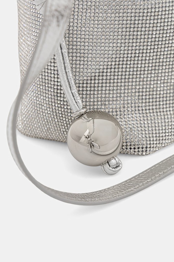 Patrizia Pepe Borsa Busta da donna Bubble argento 2B0181.M017