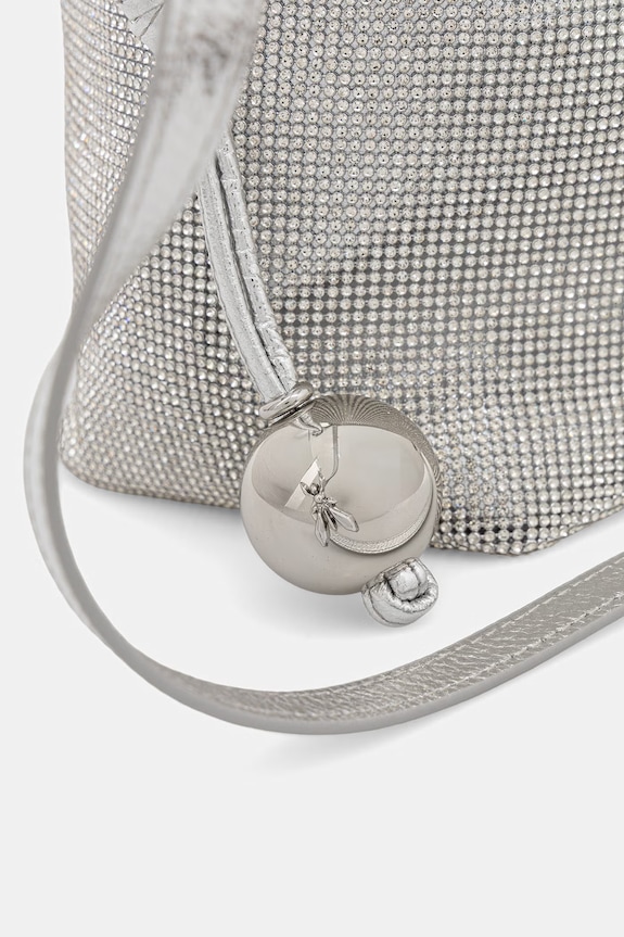 Patrizia Pepe Borsa Busta da donna Bubble argento 2B0181.M017