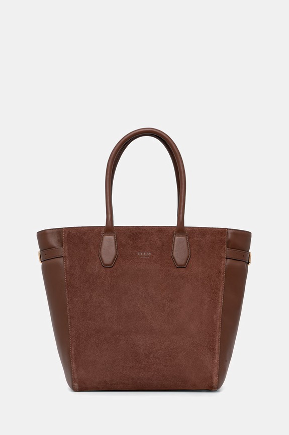 Замшевая сумочка Guess ANITHA кожа коричневый HWANSS.P6204