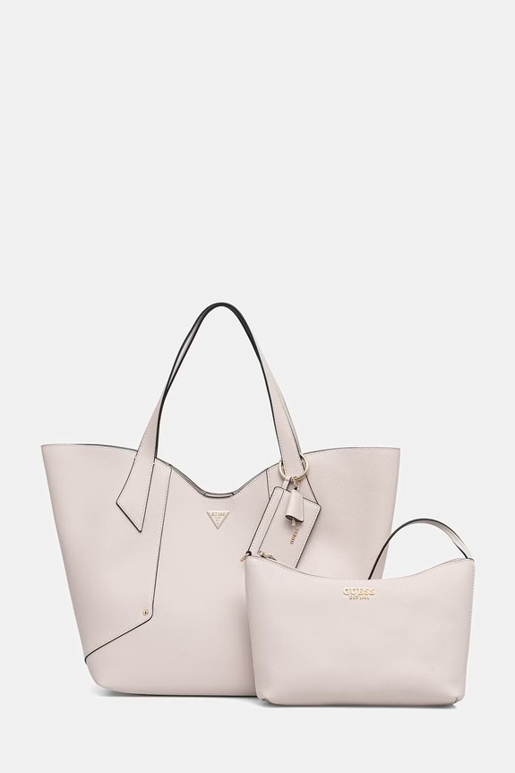 Guess shopper Γυναικεία από απομίμηση δέρματος DARCY μπεζ HWBG99.14240
