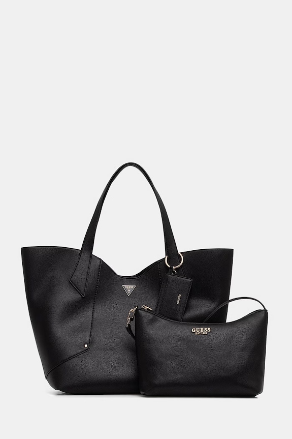 Guess shopper γυναικεία από απομίμηση δέρματος DARCY μαύρο HWBG99.14240