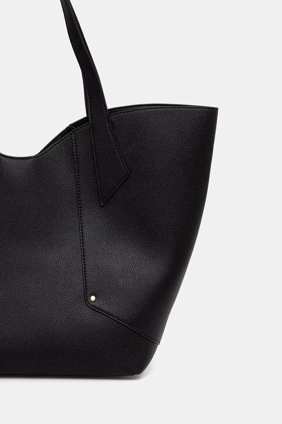 Αξεσουάρ Guess shopper γυναικεία από απομίμηση δέρματος DARCY HWBG99.14240 μαύρο