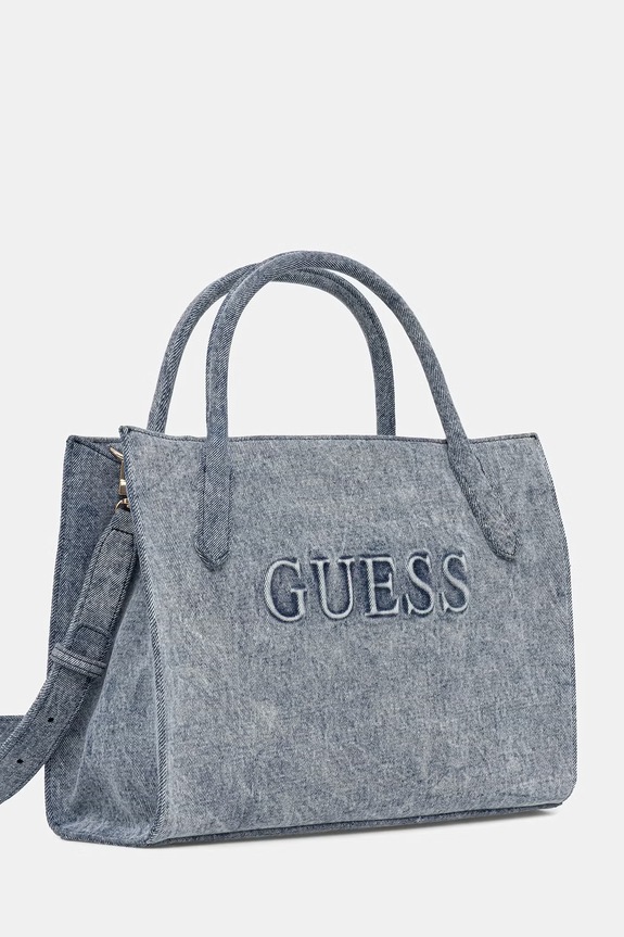 Guess torebka shopper damska jeansowa JODI HWDG97.69220 niebieski SS26