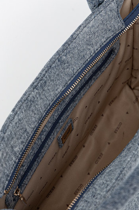 Guess torebka shopper damska jeansowa JODI HWDG97.69220 niebieski