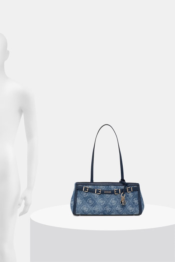 Guess torebka bagietka damska jeansowa DOVIE HWDG99.09080