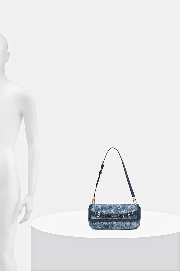 Guess torebka bagietka damska jeansowa DOVIE HWDG99.09190