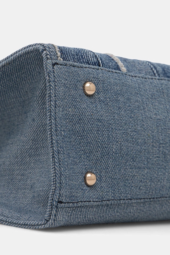 Guess geantă shopper pentru femei, din denim JODI HWDM97.69220