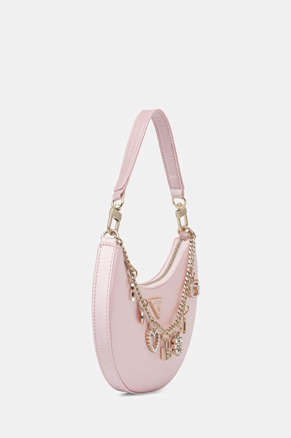Guess Чанта тип кроасан дамска TASMIN HWES99.31720 розов SS26