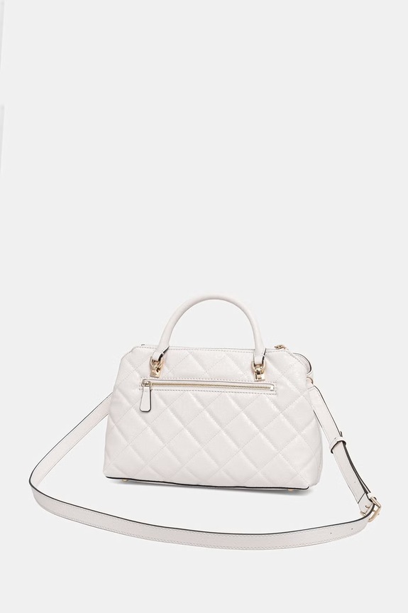 Akcesoria Guess torebka crossbody damska z imitacji skóry LIBBY HWGG99.12060 beżowy