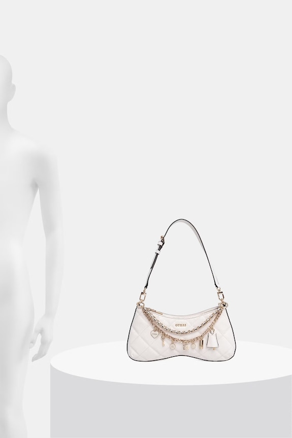 Guess geantă femei cu imitație de piele LIBBY HWGG99.12180 bej