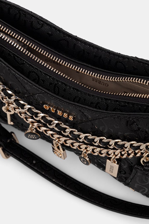Guess torebka damska z imitacji skóry LIBBY HWGG99.12180 czarny