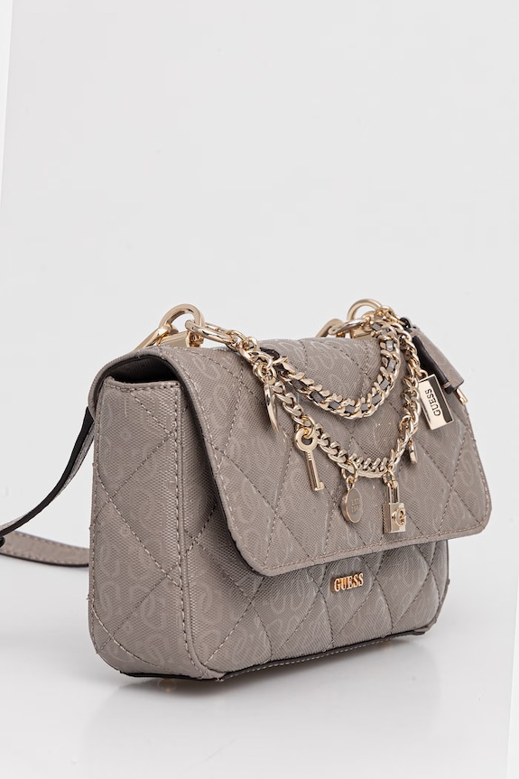 Γυναικεία τσάντα χιαστί Guess LIBBY HWGG99.12200 μπεζ SS26