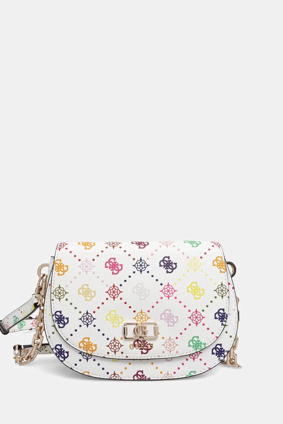 Guess női keresztpántos táska EMELIE fehér HWGM99.28200