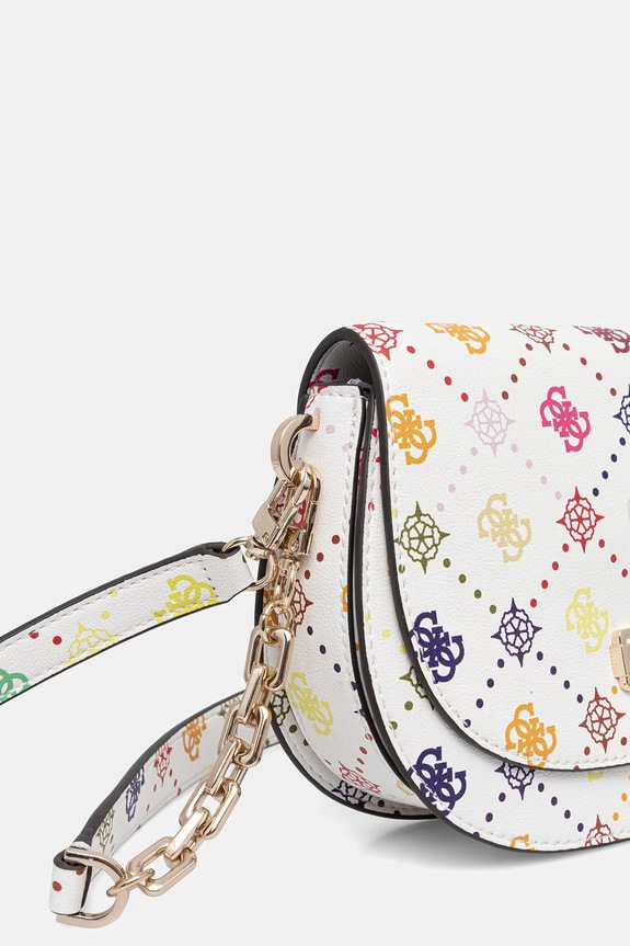 Guess női keresztpántos táska EMELIE HWGM99.28200 fehér SS26