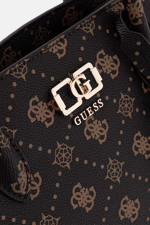 Guess keresztpántos táska női EMELIE barna HWGP99.28060