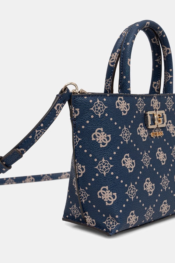 Doplnky Guess crossbody kabelka dámska z imitácie kože EMELIE HWGP99.28750 tmavomodrá