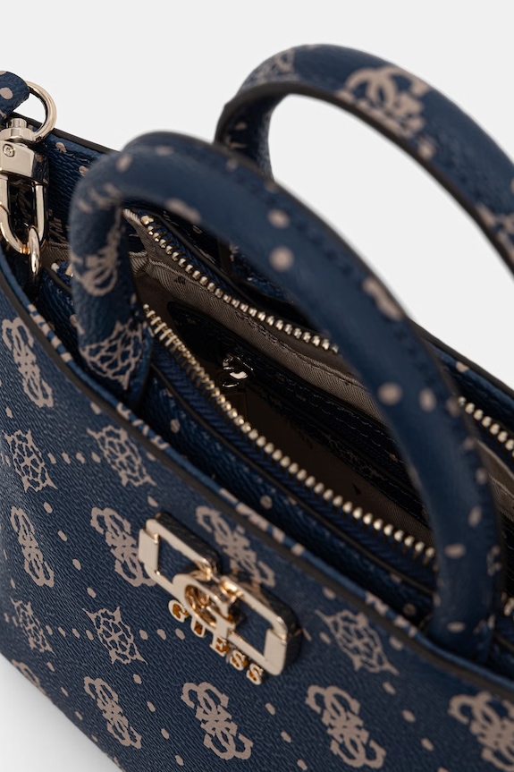 Guess crossbody kabelka dámska z imitácie kože EMELIE HWGP99.28750 tmavomodrá