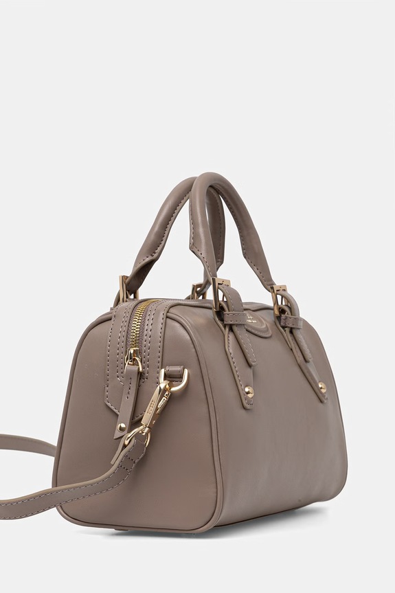 Kožená kabelka Guess NINA HWNIAA.P6250 béžová SS26