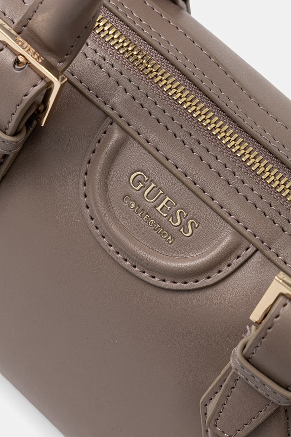 Kožená kabelka Guess NINA béžová HWNIAA.P6250