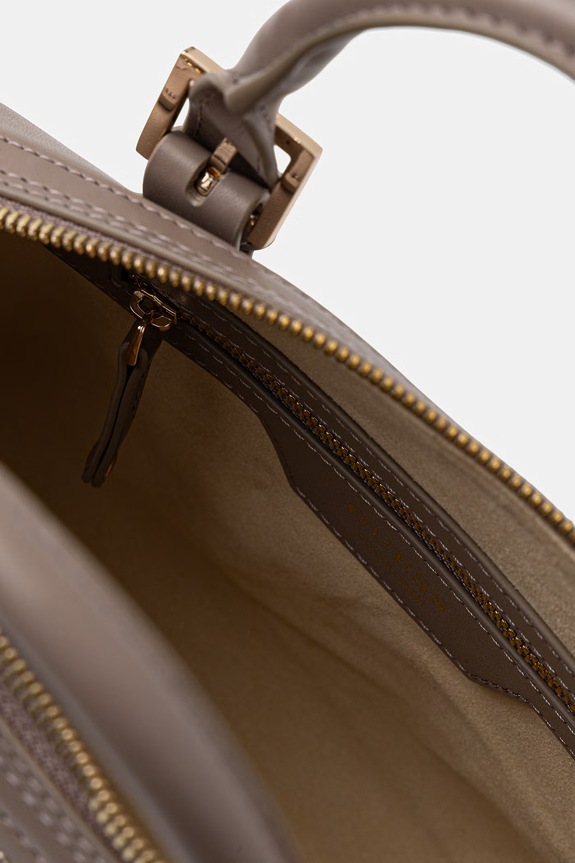 Kožená kabelka Guess NINA HWNIAA.P6250 béžová
