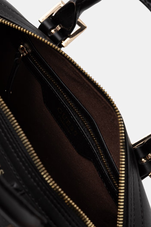 Kožená kabelka Guess NINA HWNIAA.P6250 černá