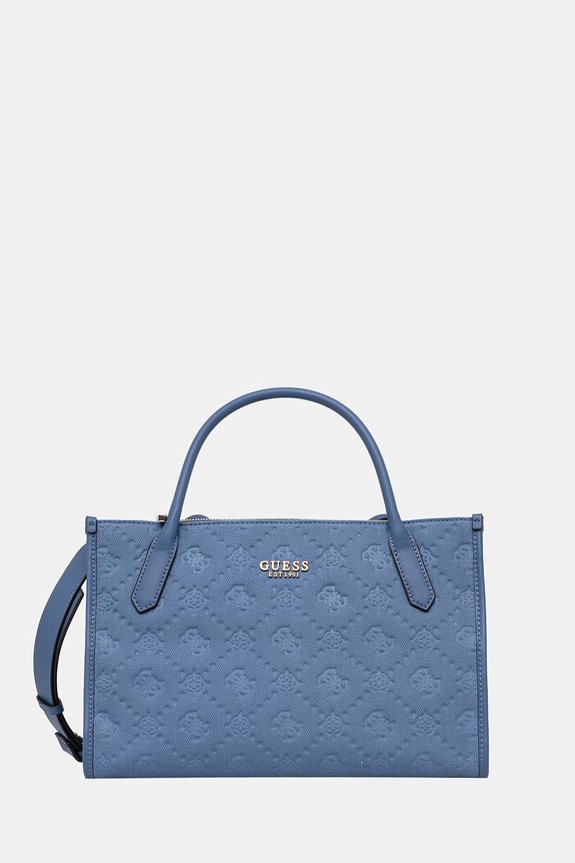 Guess geantă shopper pentru femei JODI albastru HWPG97.69220