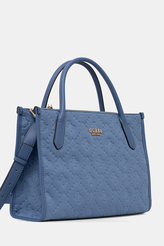 Guess geantă shopper pentru femei JODI HWPG97.69220 albastru SS26