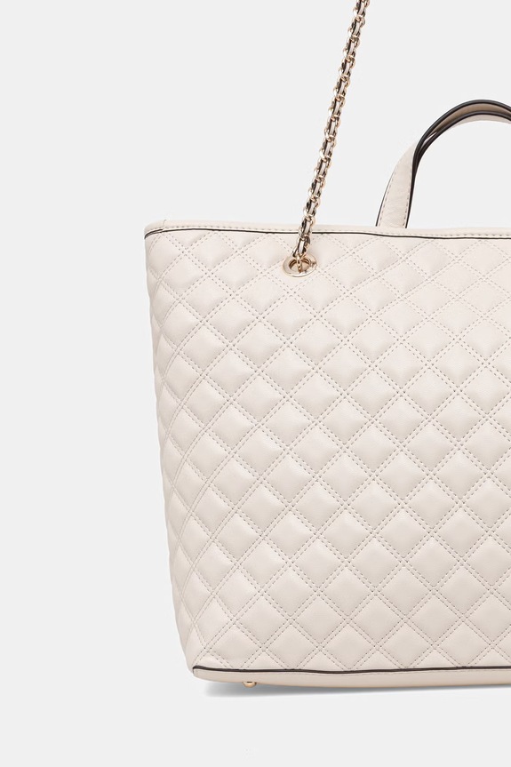 Akcesoria Guess torebka shopper damska GIULLY HWQG96.73290 beżowy