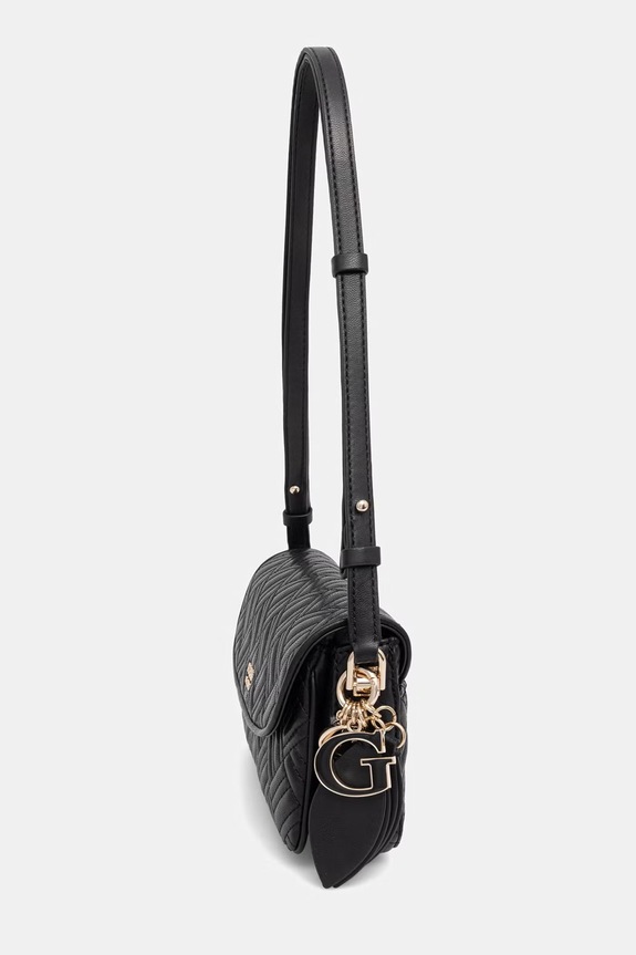 Guess torebka bagietka damska z imitacji skóry SALLY HWQG99.21210 czarny SS26