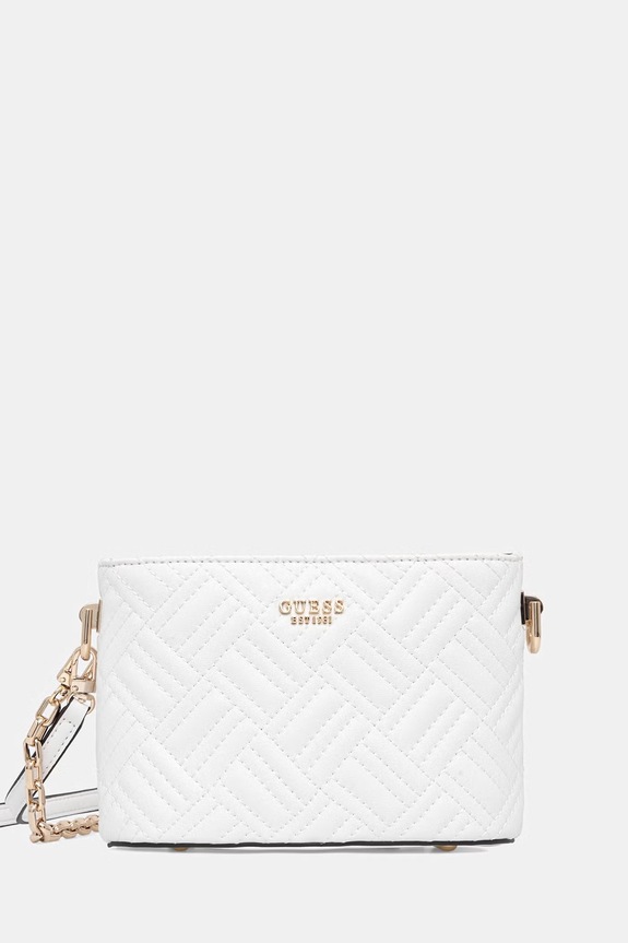 Guess keresztpántos táska női SALLY fehér HWQG99.21770