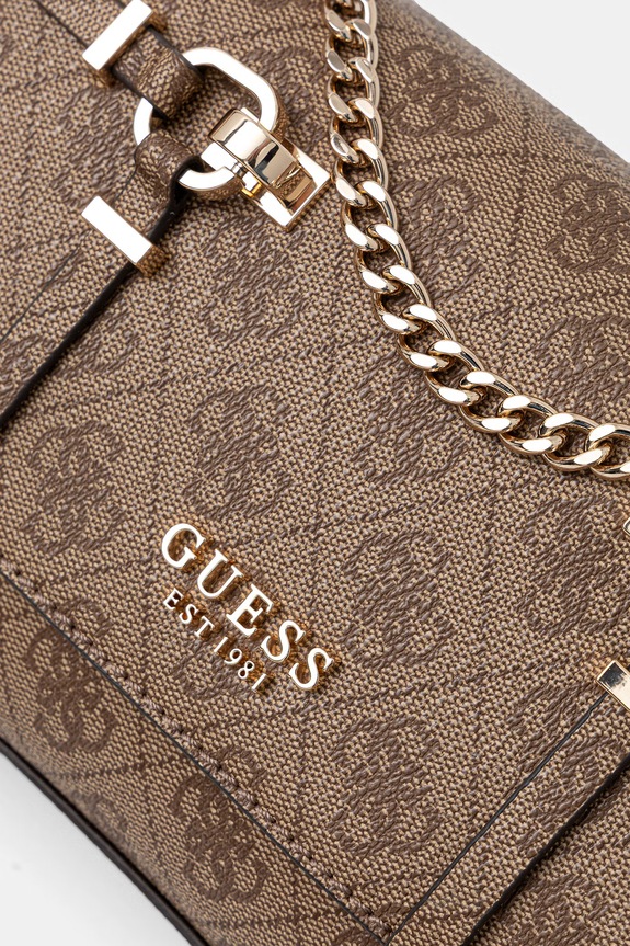 Guess geantă crossbody pentru femei LEONA bej HWSG99.17210